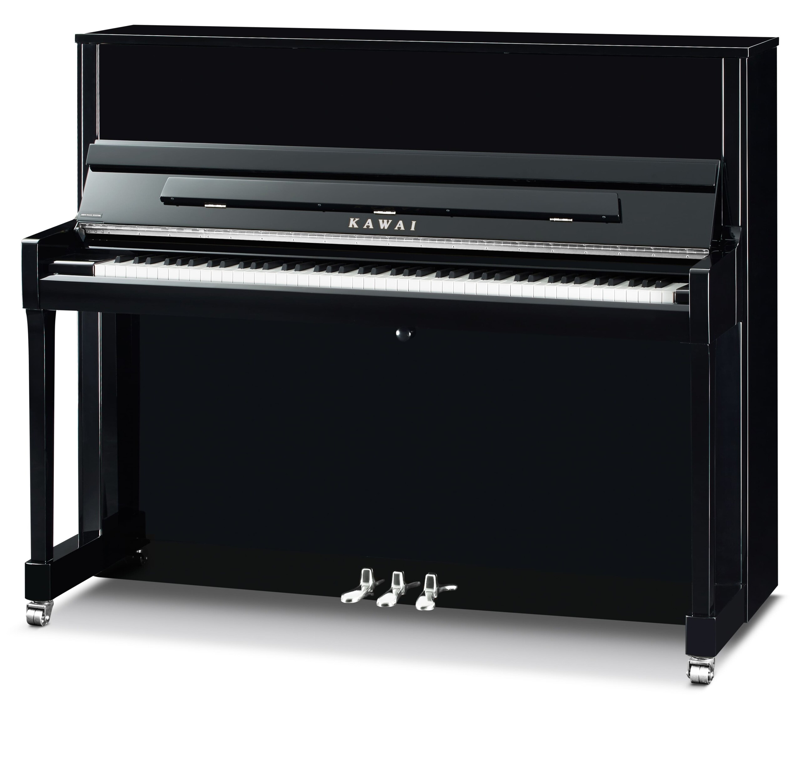 PIANO DROIT KAWAI K300 NOIR AURES 2