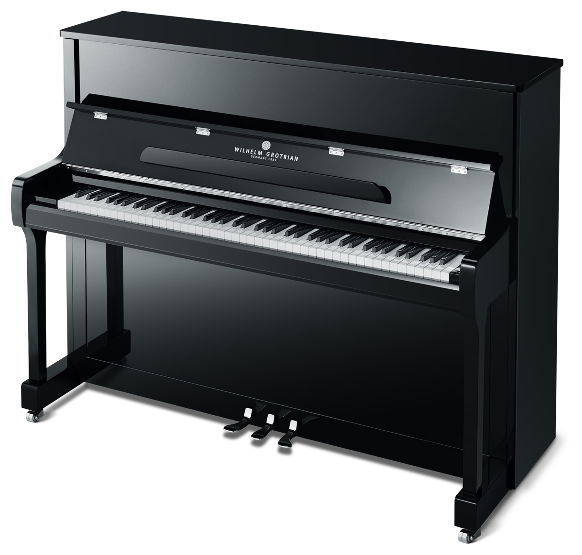Piano droit Wilhelm Grotrian WGS-120 - noir