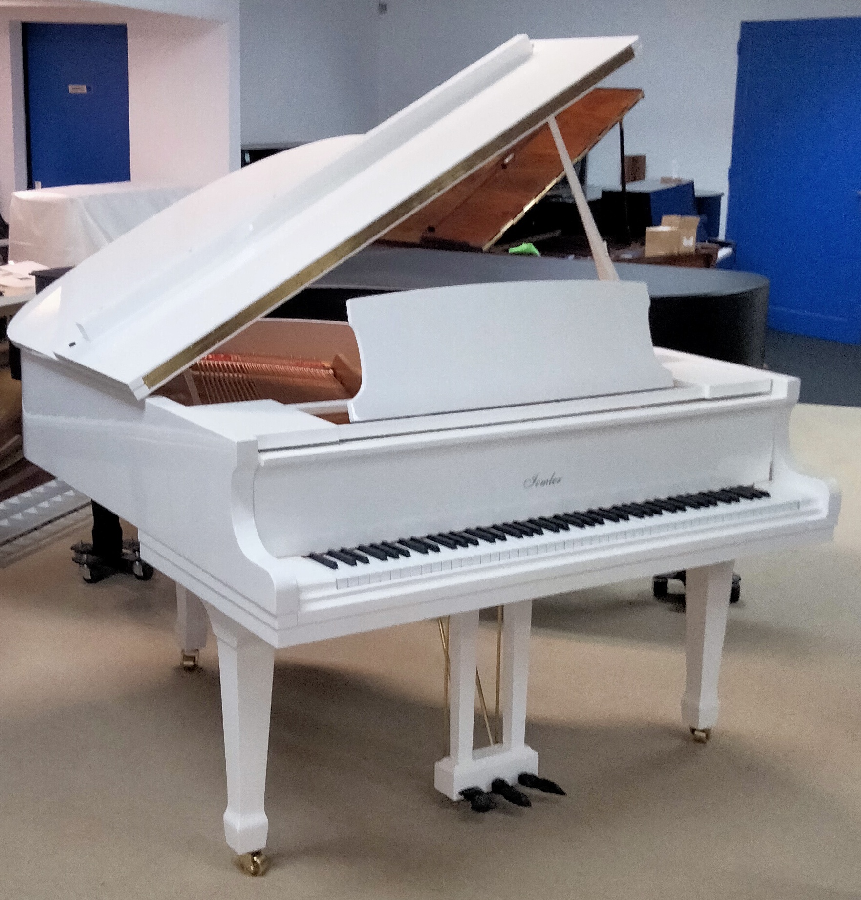 PIANO A QUEUE IRMLER GP 160 BLANC