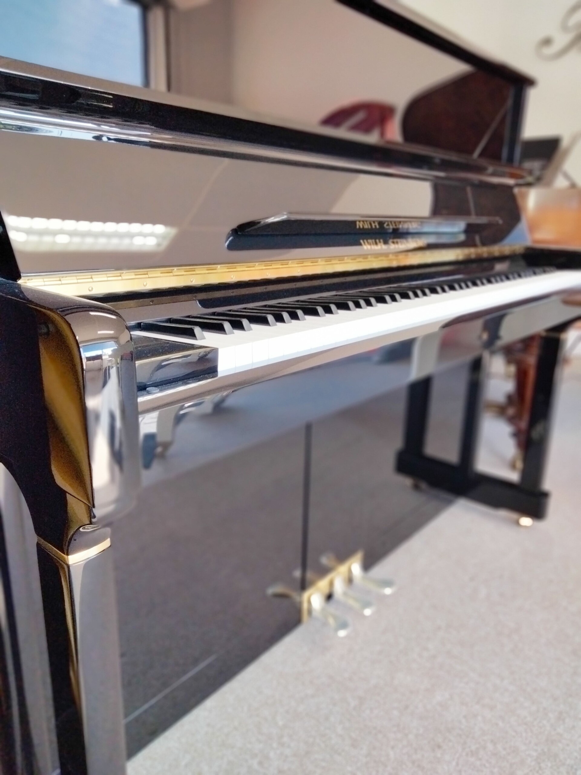 PIANO DROIT WILH STEINBERG P125 E NOIR – Image 3