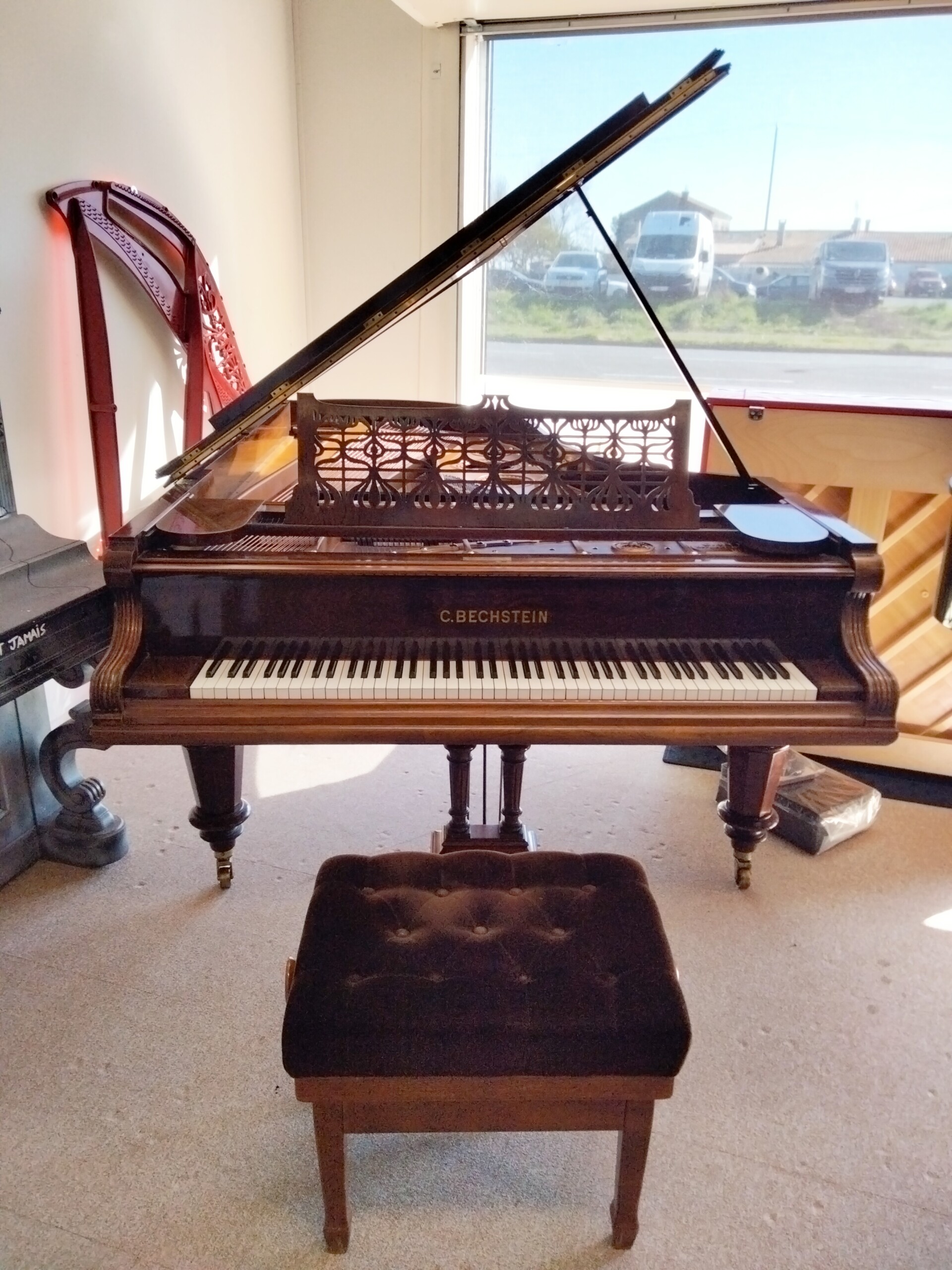 PIANO A QUEUE BECHSTEIN - Année 1900
